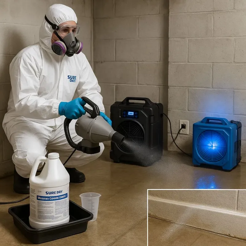 Sanitization and Odor Removal process in Tuscola County, MI